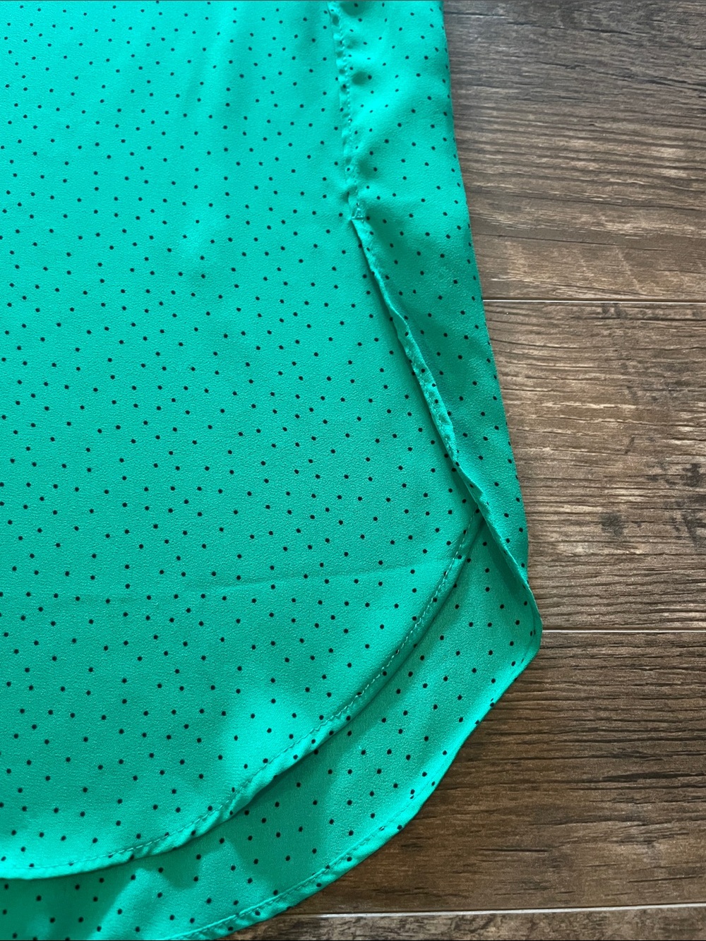 Banana Republic Green Short Sleeve Blouse Size Small - Picture 5 of 8